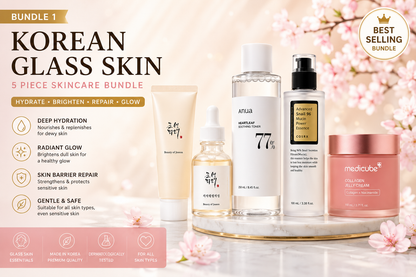 Skin Essentials 5 Piece Skincare Bundle | Beauty of Joseon, Anua, COSRX & Medicube Korean Beauty Set